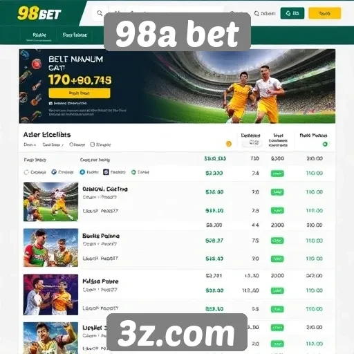 Ofertas e promoções disponíveis na 98a bet